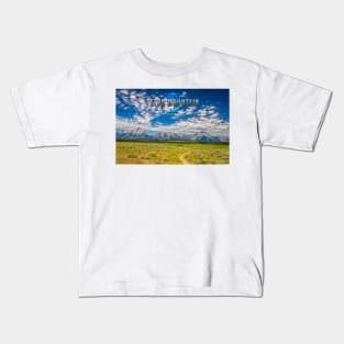 Grand Teton Mountain Range Kids T-Shirt